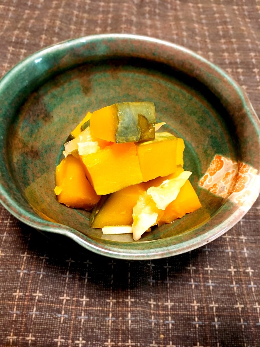 レンチン簡単！かぼちゃのハチミツレモン煮の画像