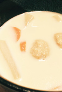 豆乳白味噌スープ