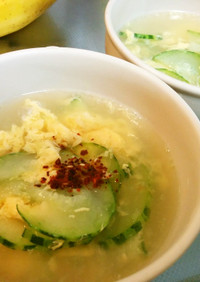 夏満喫のシマウリ中華スープ