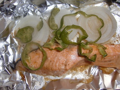 鮭の簡単ホイル焼ドレシング味の写真