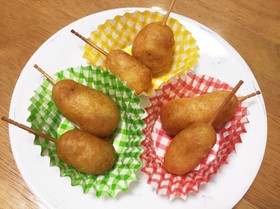 簡単! サクフワ! ミニアメリカンドッグ