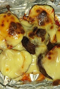 レンジ&トースター 茄子チーズ焼き
