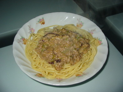 肉味噌スパゲティの写真