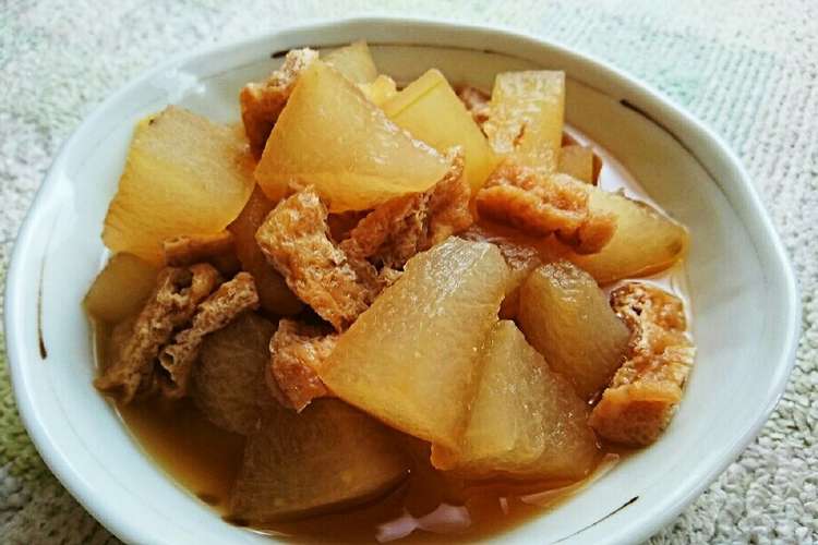 冬瓜と油揚げの煮物 レシピ 作り方 By うさこのおうち クックパッド