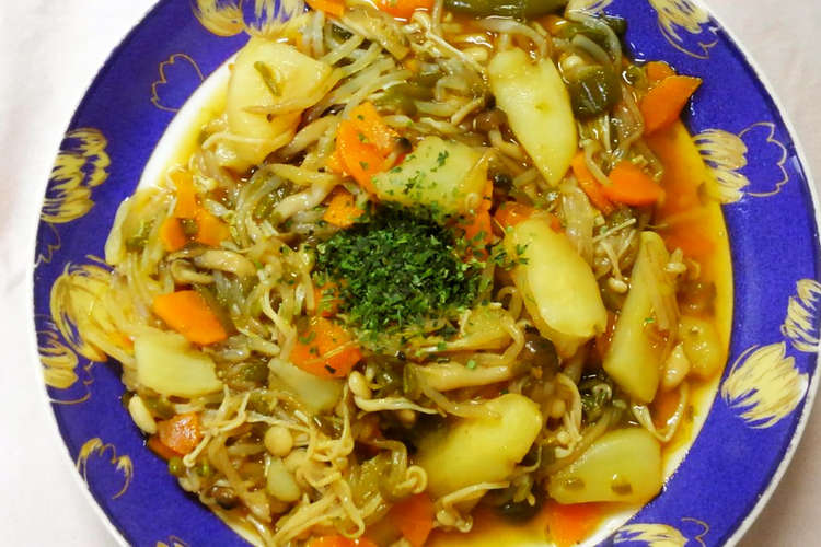 モヤシじゃがいもの野菜炒め 焼きそば風 レシピ 作り方 By 331ミミイ クックパッド 簡単おいしいみんなのレシピが375万品