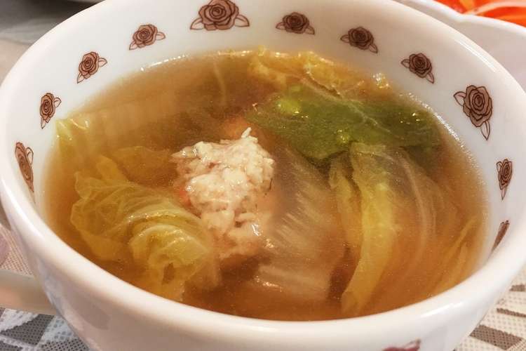 白菜と鶏団子のコンソメスープ レシピ 作り方 By Rs Kitchen クックパッド 簡単おいしいみんなのレシピが357万品