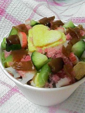 ちくわでかんぴょう!!簡単ちらし寿司