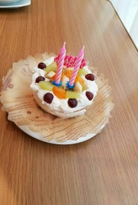 二歳誕生日ケーキ
