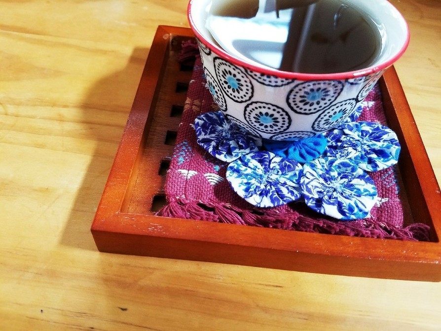 和カフェ風青汁入り煎り黒豆茶の画像