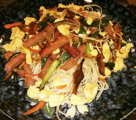具だくさん素麺チャンプル