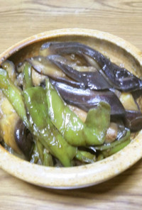 【京都丹波】なすと万願寺とうがらしの煮物