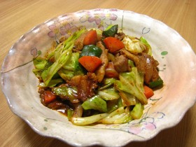 野菜の味噌いため