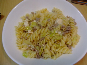 簡単!でもすっごくおいしいひき肉のパスタ