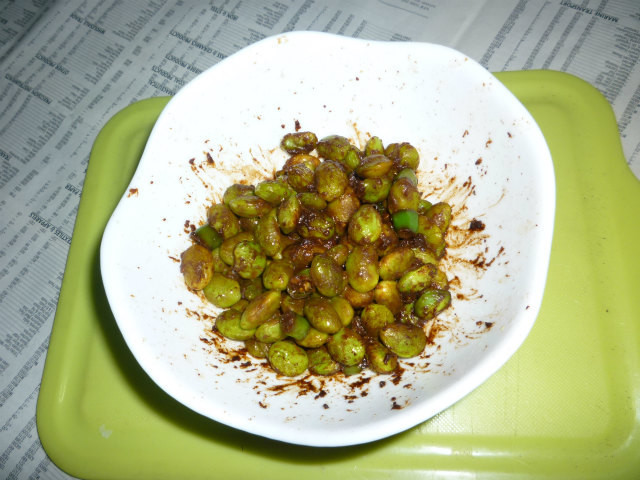 冷凍剥き枝豆の激辛タパスの画像
