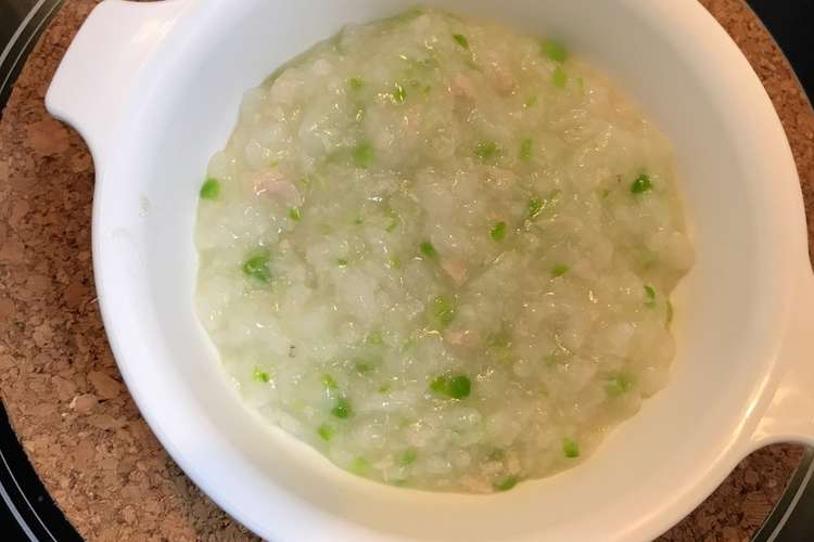 離乳食中期 鶏肉入りおかゆ レシピ 作り方 By ちゃんり クックパッド 簡単おいしいみんなのレシピが360万品