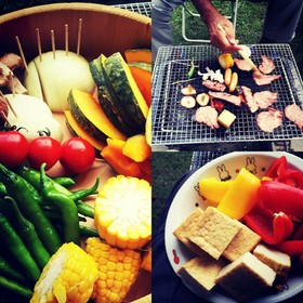 お盆休みのBBQ(*´∇`*)