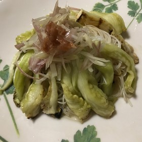 赤なすのそうめんサラダ