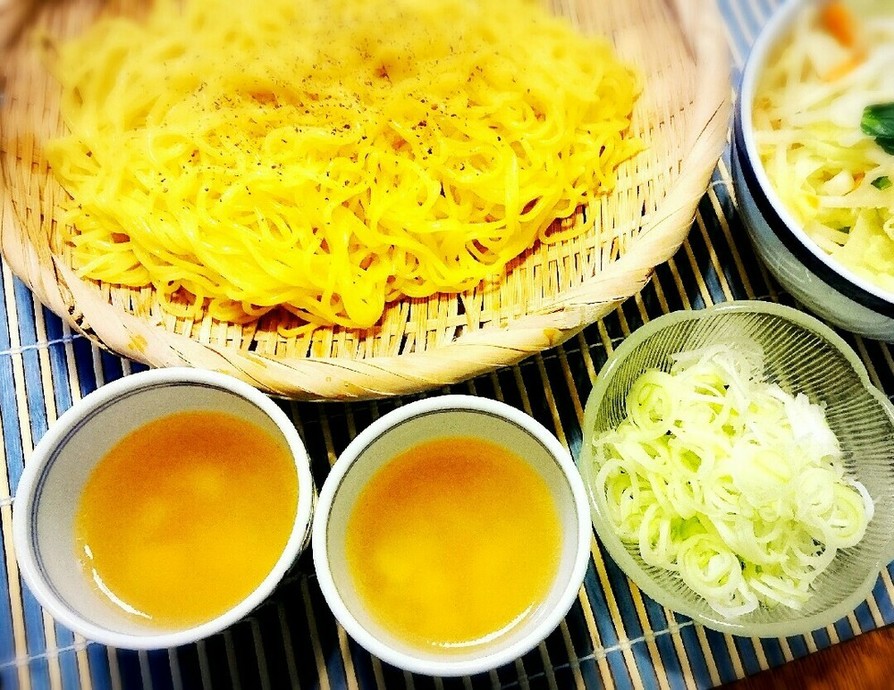 ホタテスープのつけ麺(ザルラーメン)の画像