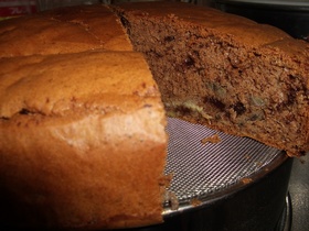 チョコバナナケーキ