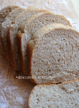 ホシノ天然酵母♡ライ麦メープル食パンの画像