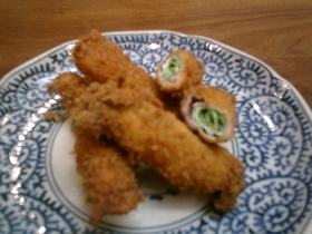 豚肉の大葉チーズのはさみ揚げ