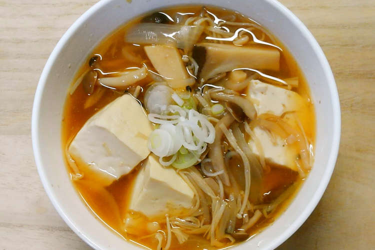 簡単和食 もやしと きのこ 豆腐の煮物 レシピ 作り方 By 331ミミイ クックパッド 簡単おいしいみんなのレシピが352万品