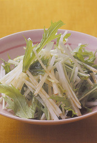 大根と水菜の和風サラダ