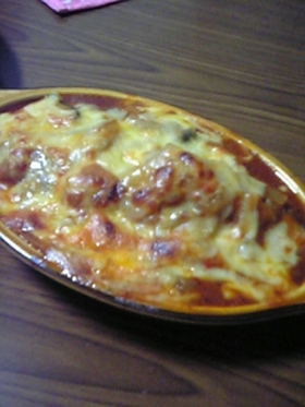 豚肉の煮込み・グラタン仕立て