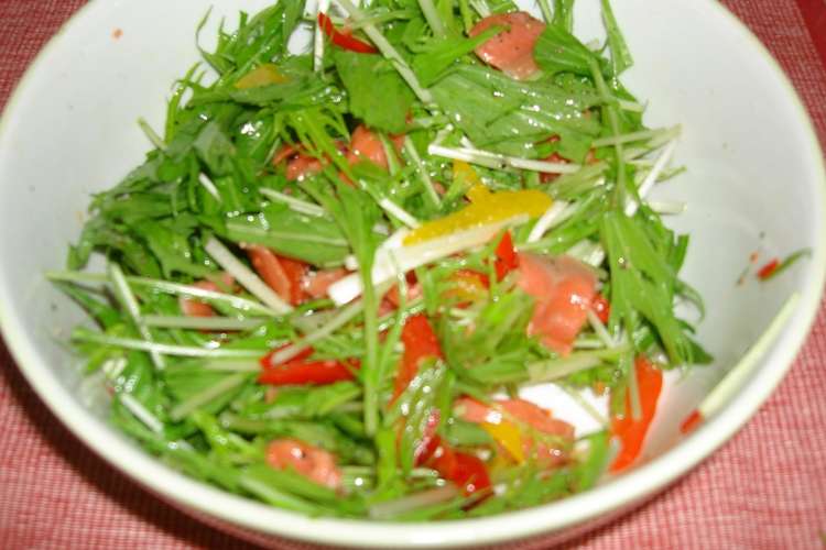 きって混ぜるだけ簡単生野菜サラダ レシピ 作り方 By Kanyaママ クックパッド