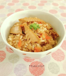 *筍の炊き込みご飯*