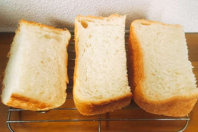 Hbし っとりふわふわ 甘いおやつ食パン レシピ 作り方 By モコ次郎333 クックパッド 簡単おいしいみんなのレシピが350万品