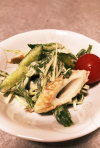 水菜の胡麻サラダ