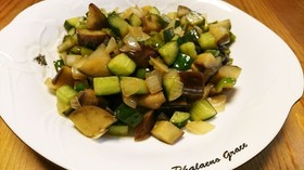 夏野菜のポン酢炒め