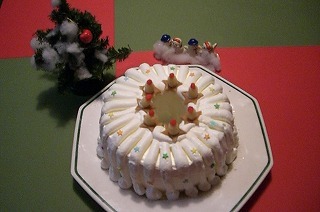 メリークリスマス！スターシフォンケーキの画像