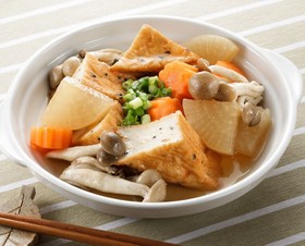 三角がんもと大根の煮物