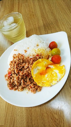 3分cooking♪✨ガパオライス✨