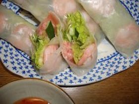 ★簡単でシンプルな生春巻き★