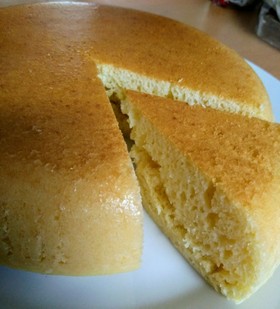 炊飯器でふわふわホットケーキ