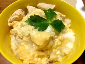 鶏胸肉de親子丼