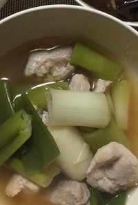 鴨ネギ蕎麦風鳥ネギ素麺の万能出汁