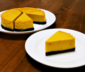 ☆簡単!濃厚かぼちゃのチーズケーキ☆