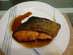 鮭の照り焼き