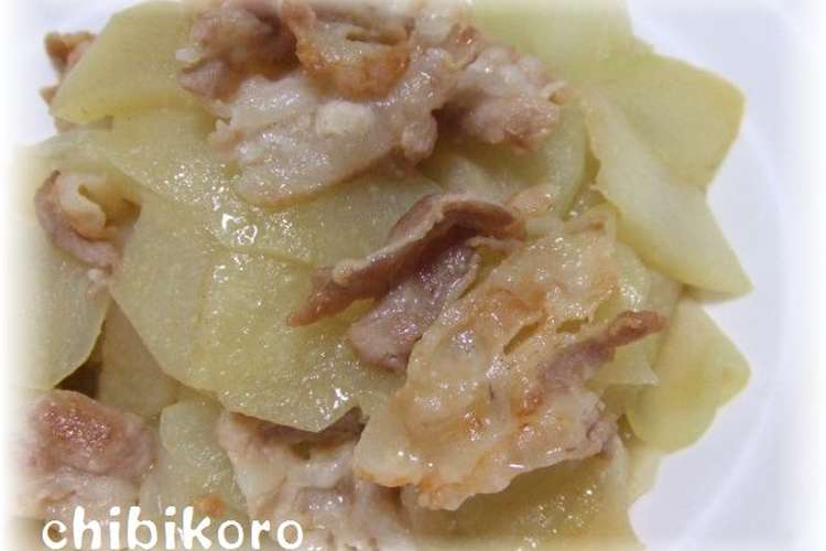 チャーテと豚肉の炒めもの レシピ 作り方 By ちびコロ クックパッド