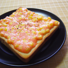 明太子コーンマヨ☆トースト