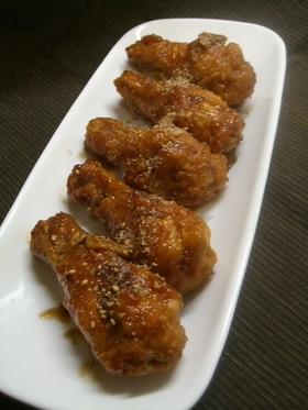 手羽元唐揚げの甘酢煮