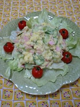 我が家のさつまいもサラダ