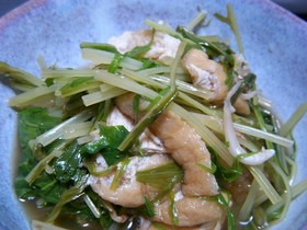 カルシウムたっぷり♪水菜煮