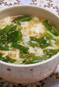 中華風かきたまスープ