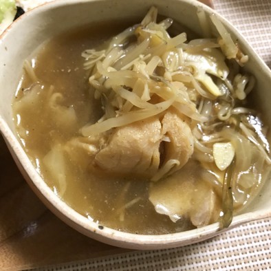 ぬか漬け魚で簡単こっくり中華風スープの写真