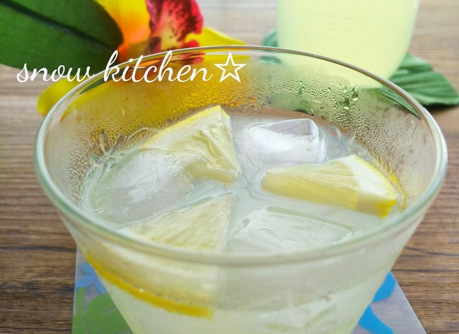 ウイスキーレモネードのレシピ